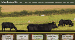 Desktop Screenshot of marchalandfarms.com